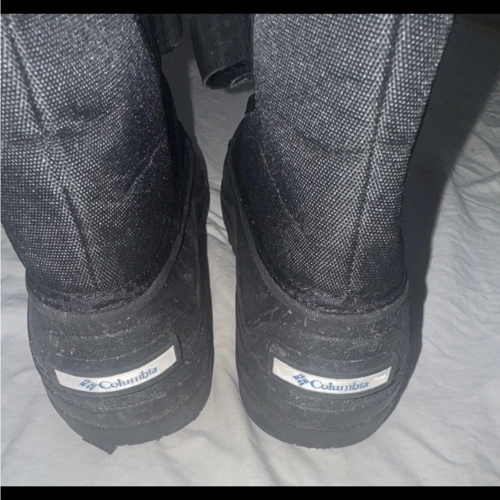 COLUMBIA Youth POWDERBUG PLUS II Boots Big Kids Slip On Boots OMNI TECH Sz 7